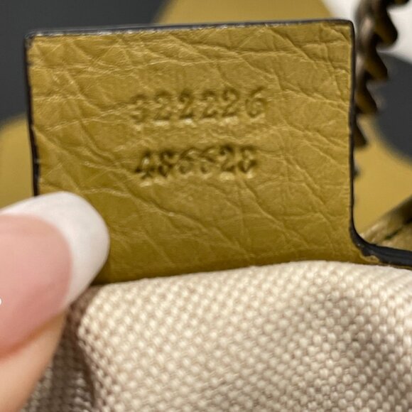 Gucci Green/Yellow Leather Emily Hobo Bag (JB1210) - Picture 14 of 14